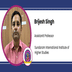 Sundaram International Institute of Higher Studies, Assistant Professor: Brijesh Singh Interview